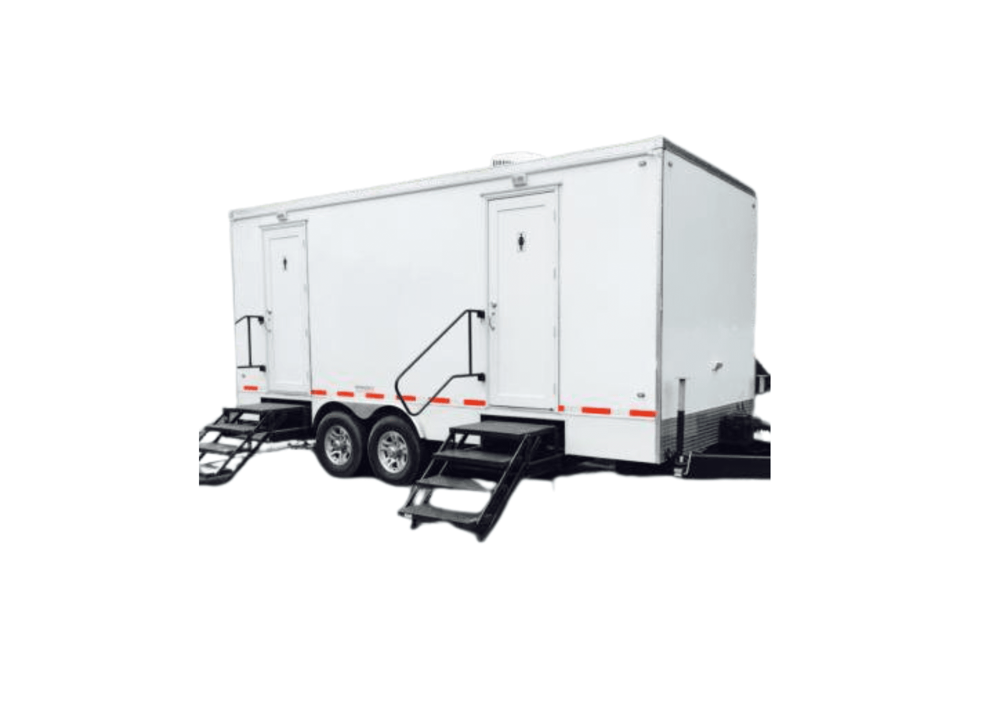 6 Stall Luxury Restroom Trailer Rental
